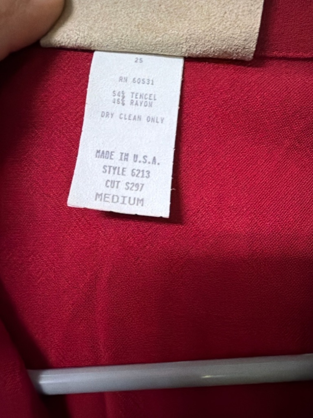 Sundance Red Embellished Button-Front Jacket - Picture 4 of 4
